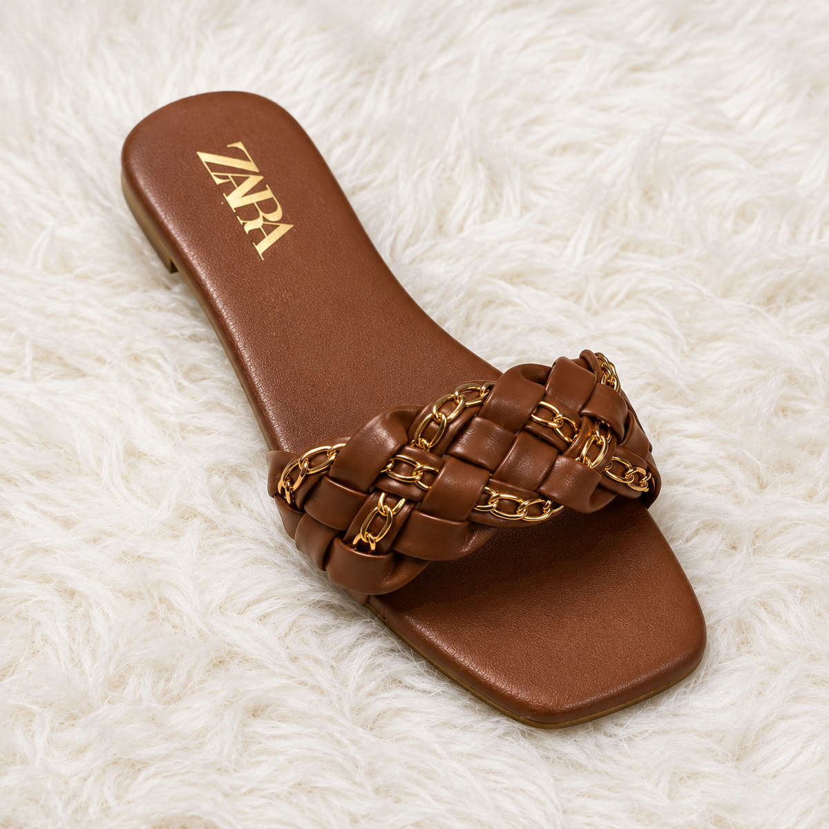 Zara Chain Slippers