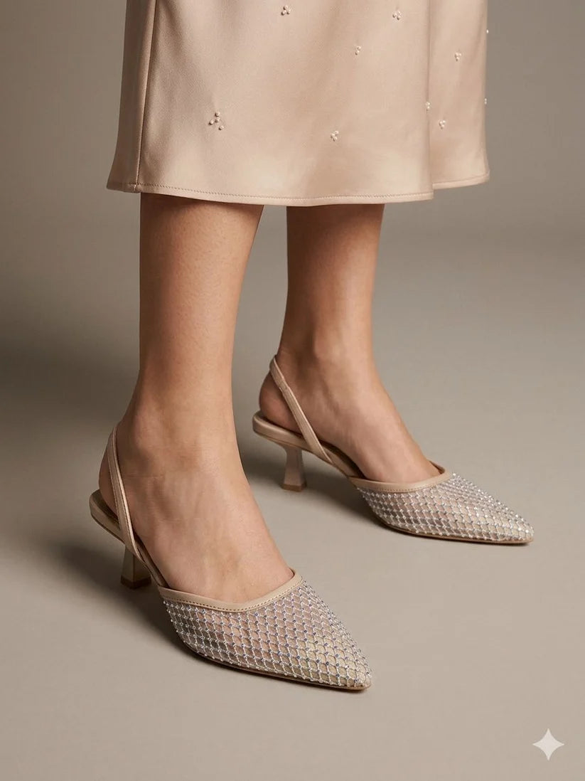 Zara Slingback Heels