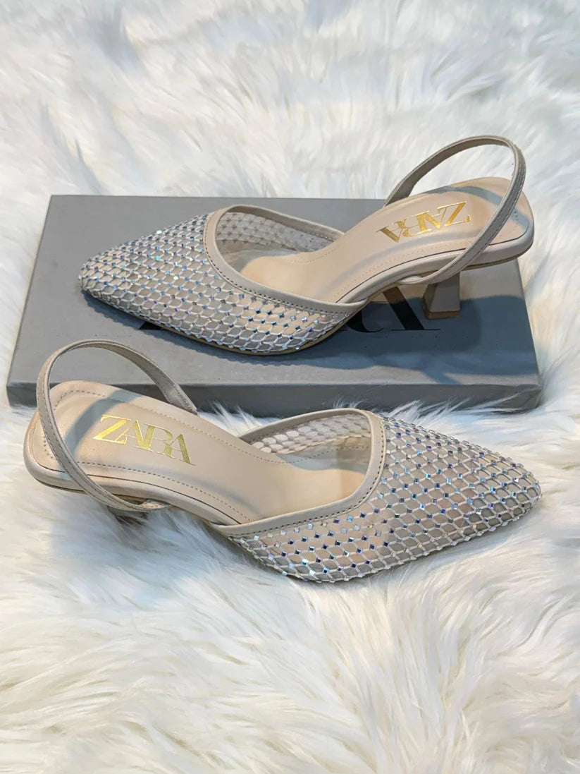 Zara Slingback Heels