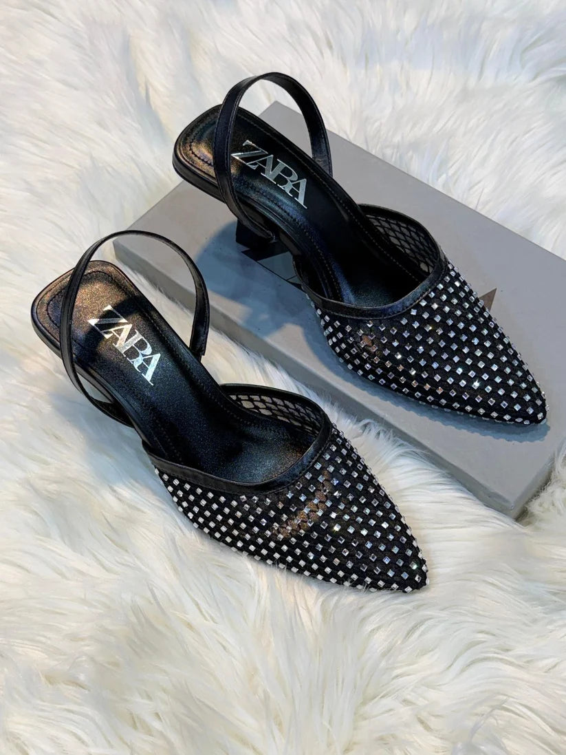 Zara Slingback Heels