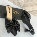 ZARA. BIG BOW HEEL FOR WOMEN LATEST & + NEW UNIQUE BOW HEELS DESIGN
